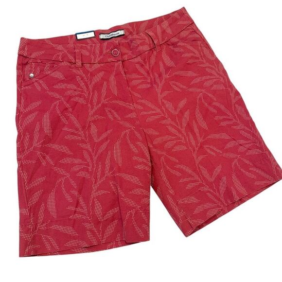 new Croft & Barrow 16 flat front casual chino shorts SH2 2843 - Picture 1 of 9